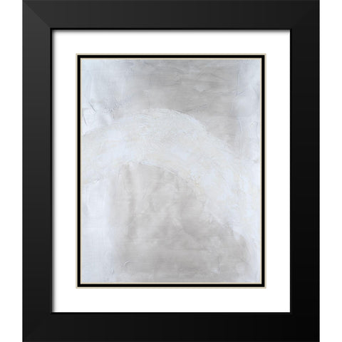 Snowdrift III Black Modern Wood Framed Art Print with Double Matting by Willett, Michael
