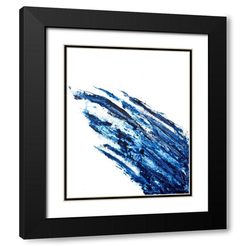 Indigo Arch II Black Modern Wood Framed Art Print with Double Matting by Willett, Michael