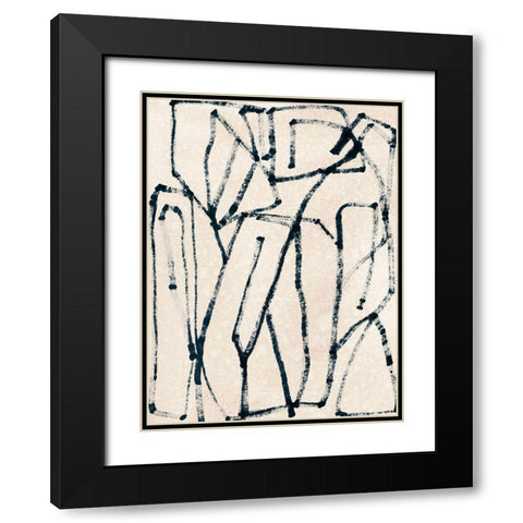 Liminal Boundary I Black Modern Wood Framed Art Print with Double Matting by Vess, June Erica