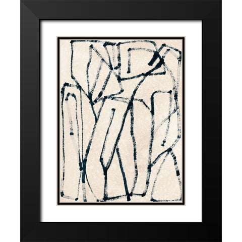Liminal Boundary I Black Modern Wood Framed Art Print with Double Matting by Vess, June Erica