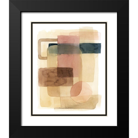 Sun and Sand II Black Modern Wood Framed Art Print with Double Matting by Popp, Grace
