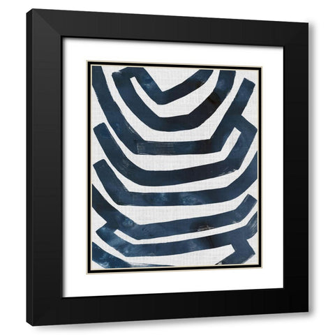 Ramblas II Black Modern Wood Framed Art Print with Double Matting by Vess, June Erica