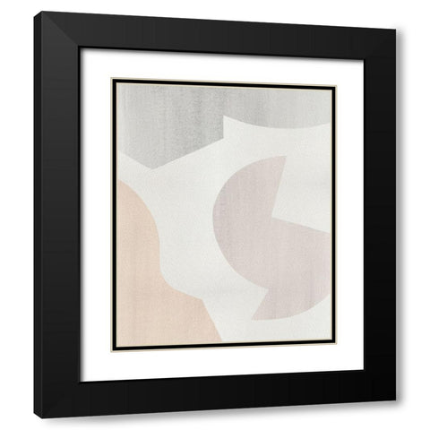 Shaping Soft II Black Modern Wood Framed Art Print with Double Matting by Popp, Grace