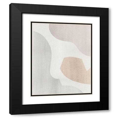 Shaping Soft III Black Modern Wood Framed Art Print with Double Matting by Popp, Grace