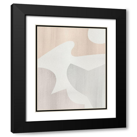 Shaping Soft IV Black Modern Wood Framed Art Print with Double Matting by Popp, Grace