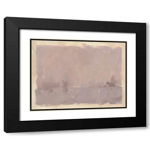 Foggy Inland IV Black Modern Wood Framed Art Print with Double Matting by Green, Jacob