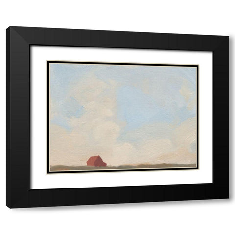 Late Summer Sky I Black Modern Wood Framed Art Print with Double Matting by Green, Jacob