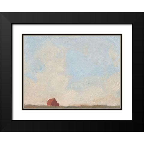 Late Summer Sky I Black Modern Wood Framed Art Print with Double Matting by Green, Jacob