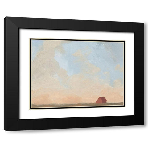 Late Summer Sky II Black Modern Wood Framed Art Print with Double Matting by Green, Jacob