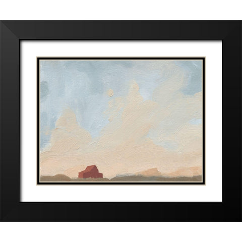 Late Summer Sky III Black Modern Wood Framed Art Print with Double Matting by Green, Jacob