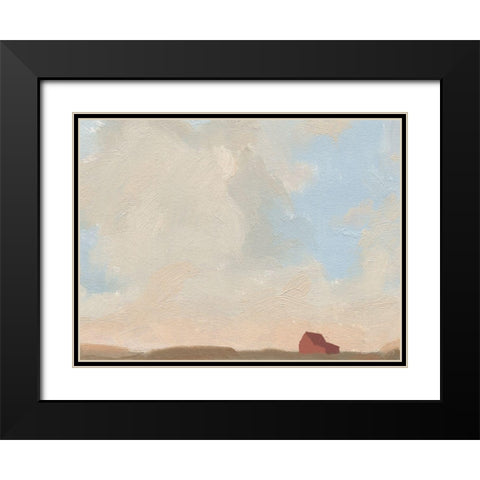 Late Summer Sky IV Black Modern Wood Framed Art Print with Double Matting by Green, Jacob