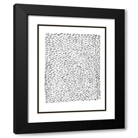Unpretentious III Black Modern Wood Framed Art Print with Double Matting by Moore, Regina
