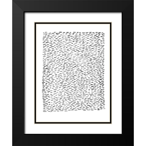 Unpretentious III Black Modern Wood Framed Art Print with Double Matting by Moore, Regina