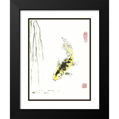 Determined Black Modern Wood Framed Art Print with Double Matting by Rae, Nan