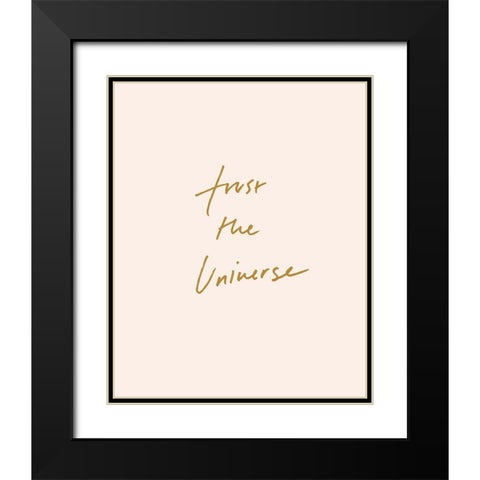 Trusting Affirmation II Black Modern Wood Framed Art Print with Double Matting by Warren, Annie