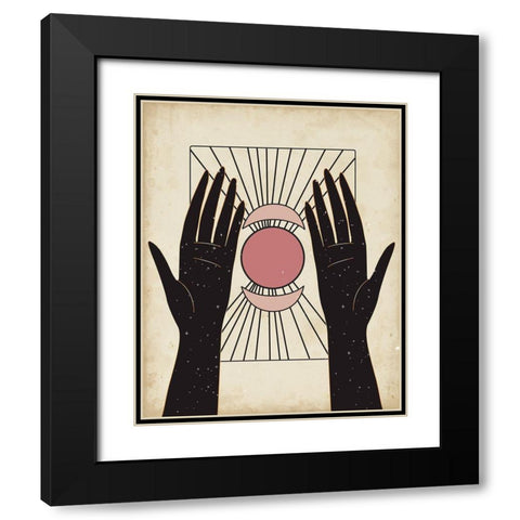 Unphased I Black Modern Wood Framed Art Print with Double Matting by Parker, Jennifer Paxton