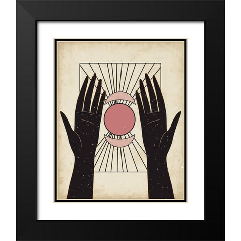 Unphased I Black Modern Wood Framed Art Print with Double Matting by Parker, Jennifer Paxton