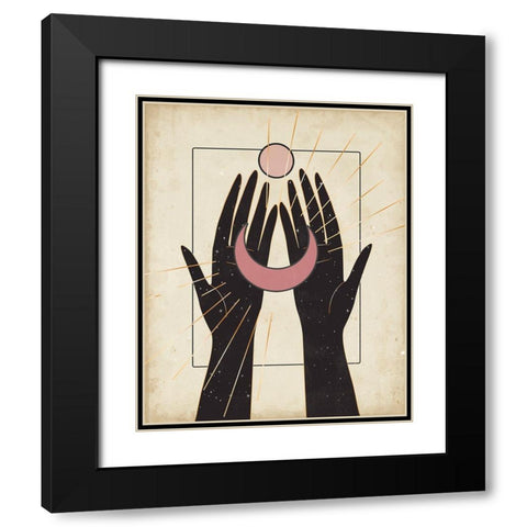 Unphased II Black Modern Wood Framed Art Print with Double Matting by Parker, Jennifer Paxton