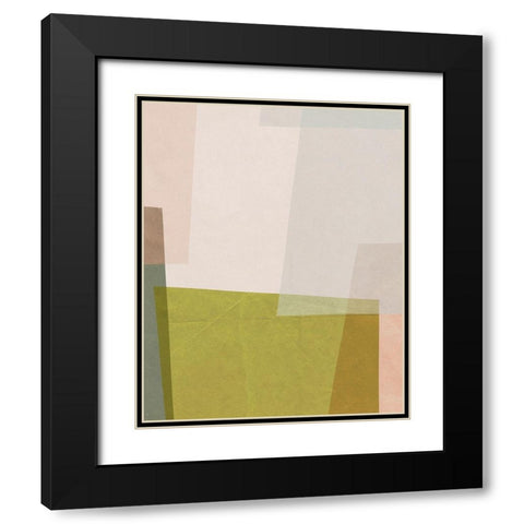 Overlapping Planes I Black Modern Wood Framed Art Print with Double Matting by Barnes, Victoria