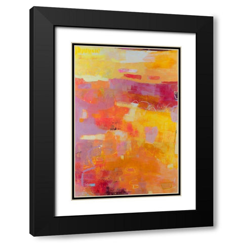 Viv II Black Modern Wood Framed Art Print with Double Matting by Jachimiec, Sue