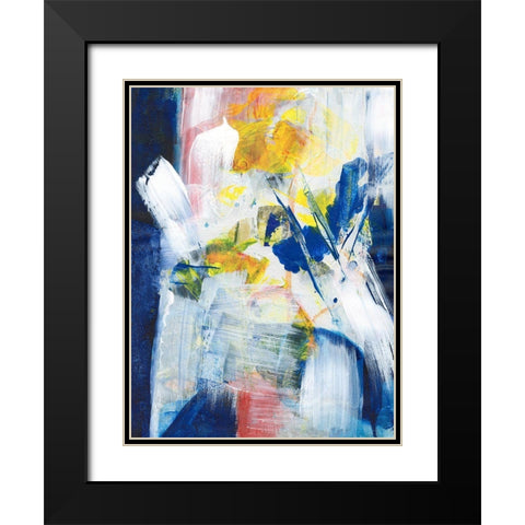 Cooler Days I Black Modern Wood Framed Art Print with Double Matting by Combs, Joyce
