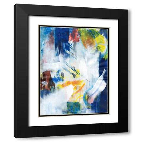 Cooler Days II Black Modern Wood Framed Art Print with Double Matting by Combs, Joyce