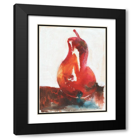 Optimistic I Black Modern Wood Framed Art Print with Double Matting by Combs, Joyce