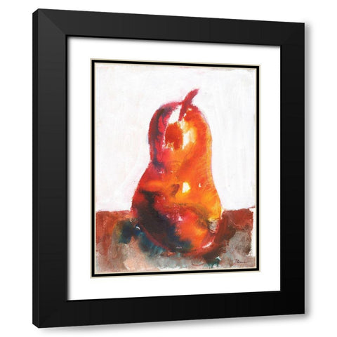 Optimistic II Black Modern Wood Framed Art Print with Double Matting by Combs, Joyce