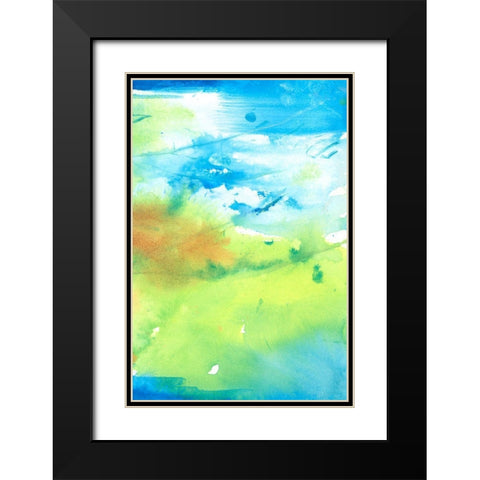 Southern Bliss II Black Modern Wood Framed Art Print with Double Matting by Combs, Joyce