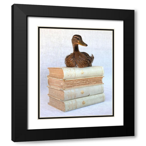 Tania Soderman Books I Black Modern Wood Framed Art Print with Double Matting by Soderman, Tania