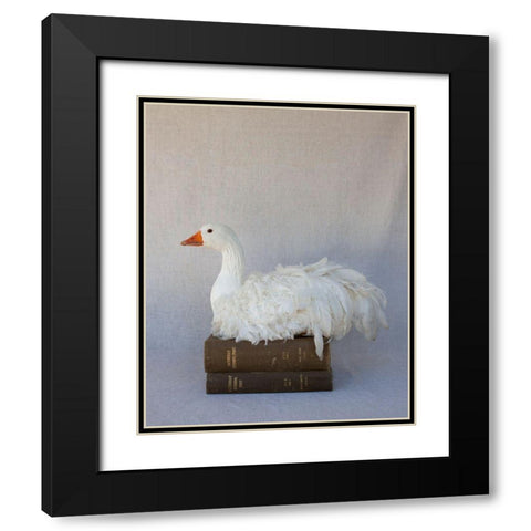 Tania Soderman Books III Black Modern Wood Framed Art Print with Double Matting by Soderman, Tania