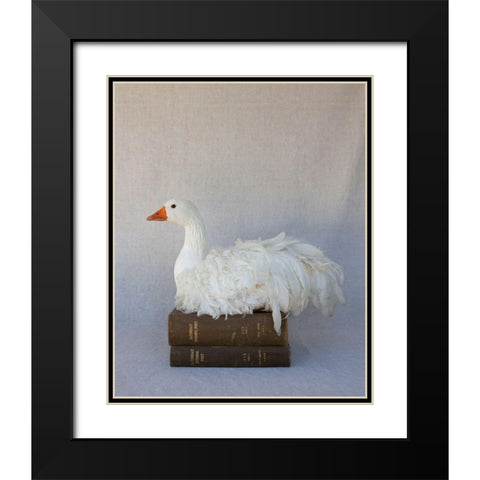 Tania Soderman Books III Black Modern Wood Framed Art Print with Double Matting by Soderman, Tania