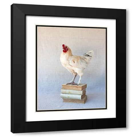 Tania Soderman Books IV Black Modern Wood Framed Art Print with Double Matting by Soderman, Tania