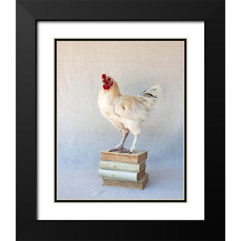 Tania Soderman Books IV Black Modern Wood Framed Art Print with Double Matting by Soderman, Tania