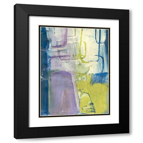 Enchanted Dreams IV Black Modern Wood Framed Art Print with Double Matting by Combs, Joyce