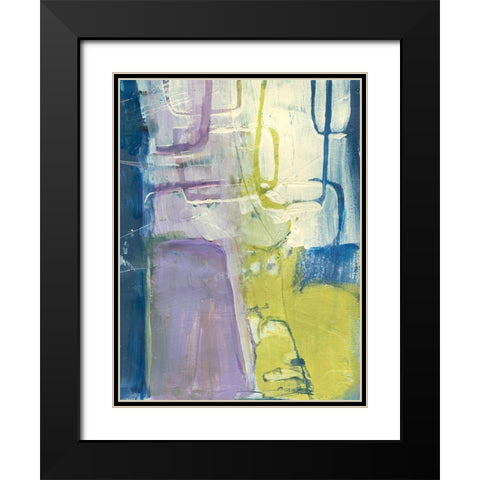 Enchanted Dreams IV Black Modern Wood Framed Art Print with Double Matting by Combs, Joyce