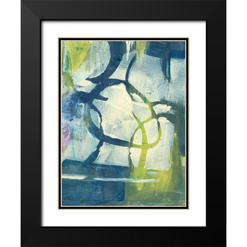 Enchanted Dreams VI Black Modern Wood Framed Art Print with Double Matting by Combs, Joyce