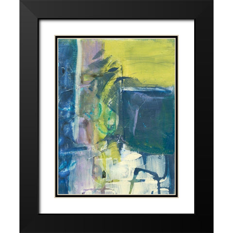 Enchanted Dreams VII Black Modern Wood Framed Art Print with Double Matting by Combs, Joyce