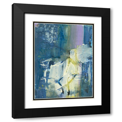 Enchanted Dreams VIII Black Modern Wood Framed Art Print with Double Matting by Combs, Joyce