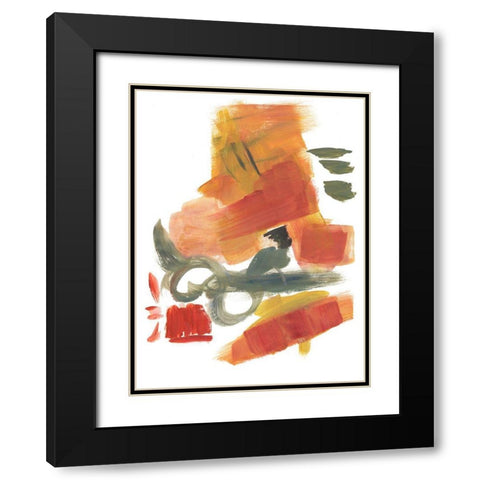 Breaking Out II Black Modern Wood Framed Art Print with Double Matting by Combs, Joyce