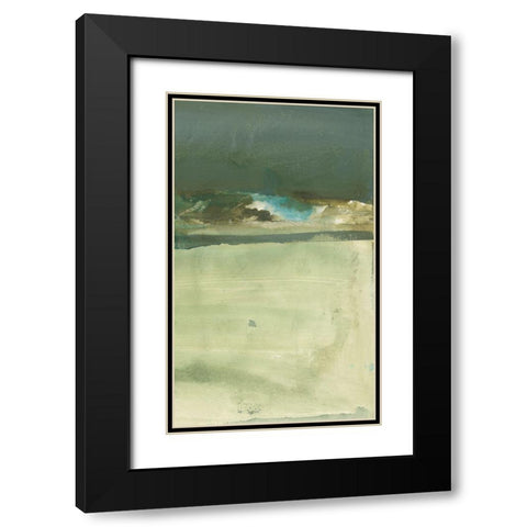 Winter Solitude I Black Modern Wood Framed Art Print with Double Matting by Combs, Joyce