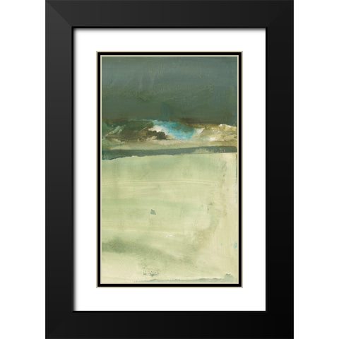 Winter Solitude I Black Modern Wood Framed Art Print with Double Matting by Combs, Joyce