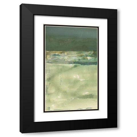 Winter Solitude II Black Modern Wood Framed Art Print with Double Matting by Combs, Joyce