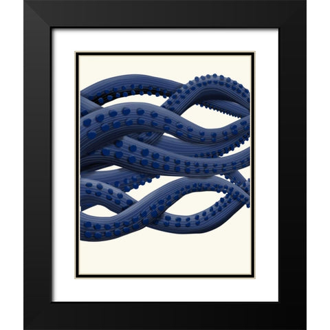Giant Octopus Tentacles a Black Modern Wood Framed Art Print with Double Matting by Fab Funky
