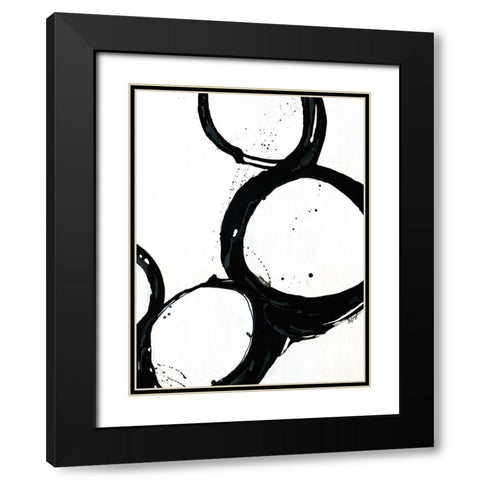 Somer Saults III Black Modern Wood Framed Art Print with Double Matting by Douglass, Farrell