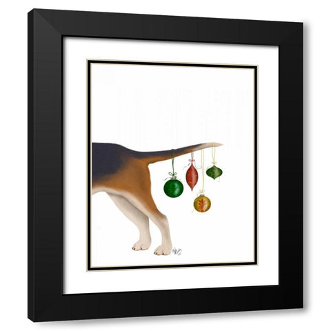 Bummer Black Modern Wood Framed Art Print with Double Matting by Fab Funky