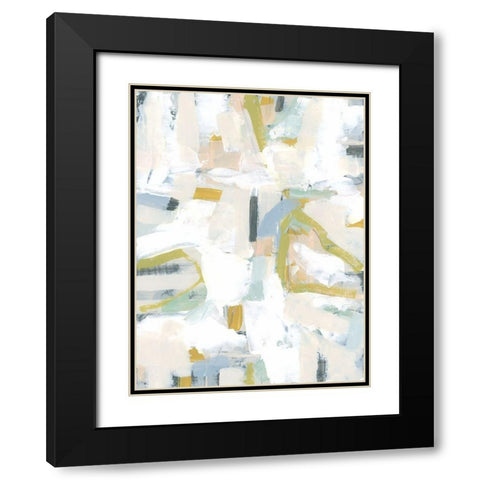 Interim III Black Modern Wood Framed Art Print with Double Matting by Vess, June Erica