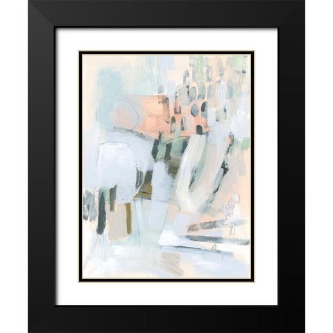 Rhythm Steppe I Black Modern Wood Framed Art Print with Double Matting by Vess, June Erica