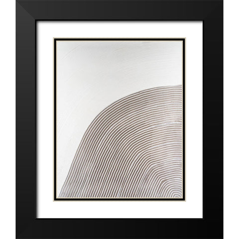 UA Slow Going III Black Modern Wood Framed Art Print with Double Matting by Lam, Vanna