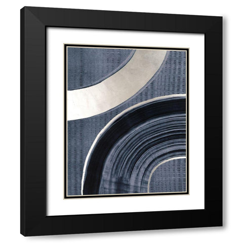 Micron I Black Modern Wood Framed Art Print with Double Matting by Lam, Vanna